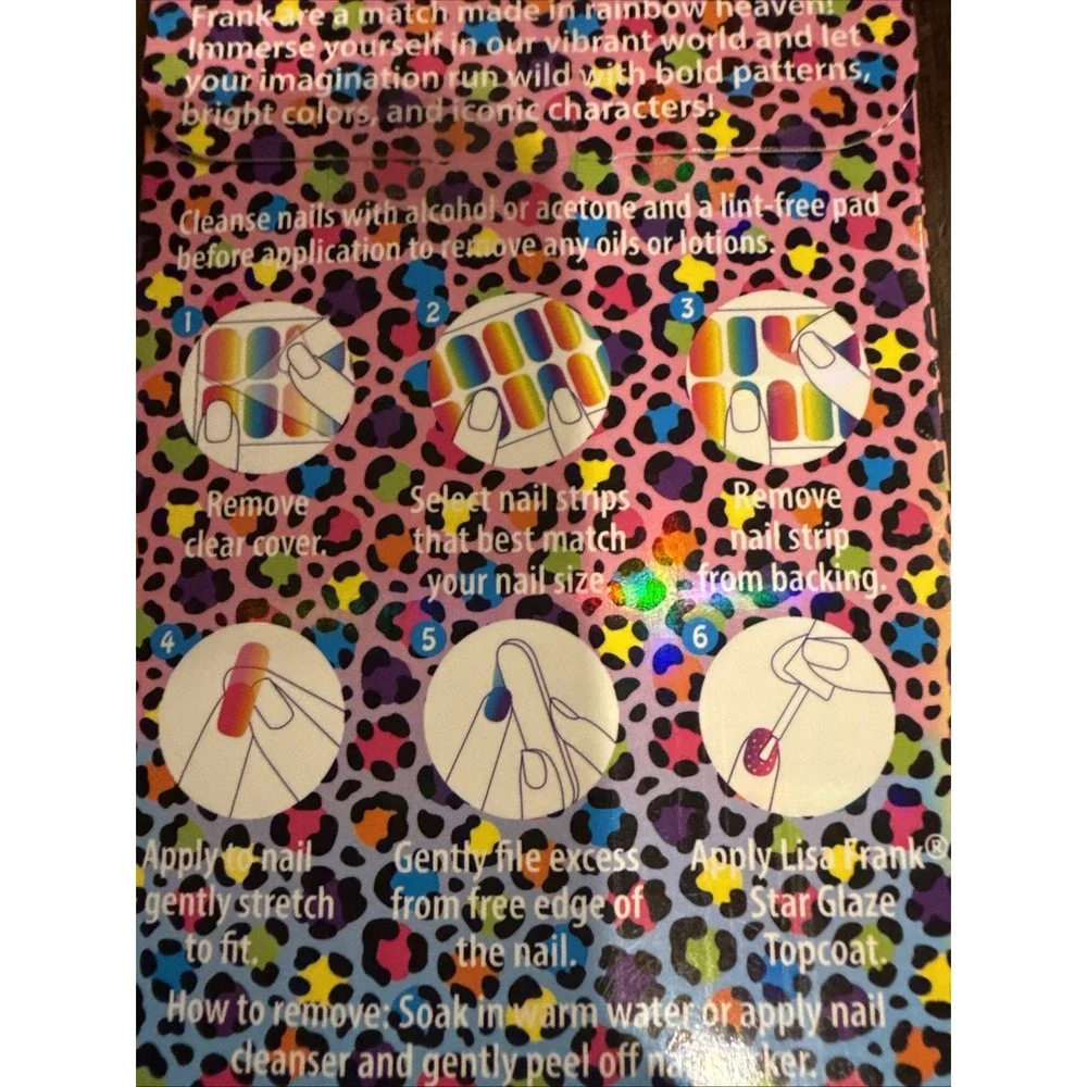 Orly Lisa Frank Hunter Limited Edition Nail Wraps new‎ In Package